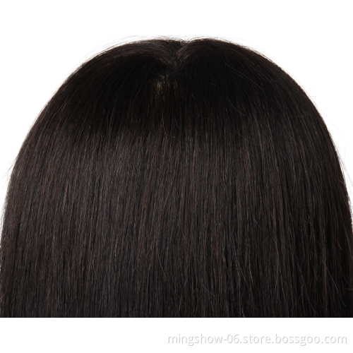 No makeup real human hair dummy training mannequin head for sale
